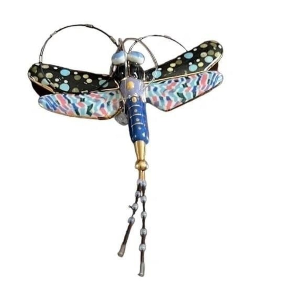 Captivating Signed Dragonfly Brooch By Jewelry 10
